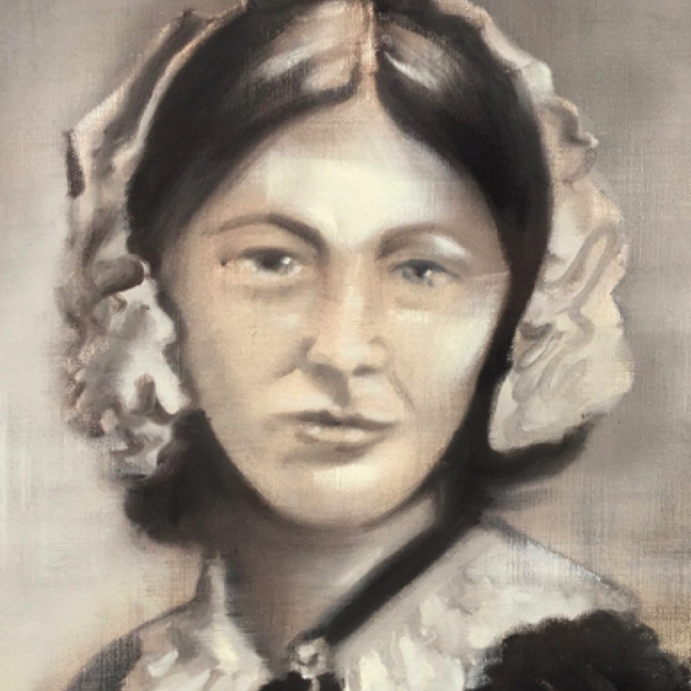 Gregg Chadwick
Florence Nightingale
14”x12” oil on linen 2019
UCLA School of Nursing Collection